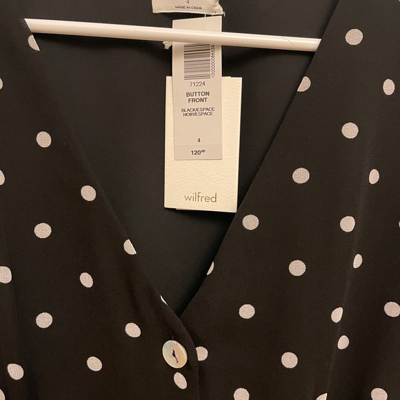 Aritzia Wilfred Button Front Dress - Picture 4 of 4